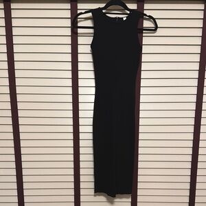 Elegant Popilush Black Sleeveless Lined Dress - Size Small
